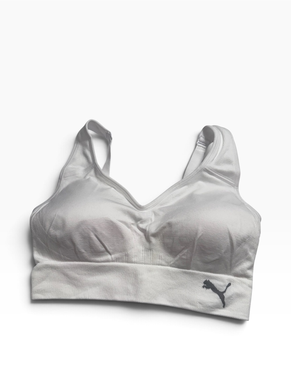 Puma Sports Bra NWOT | Small  • White  • Racerback • Removable Pads